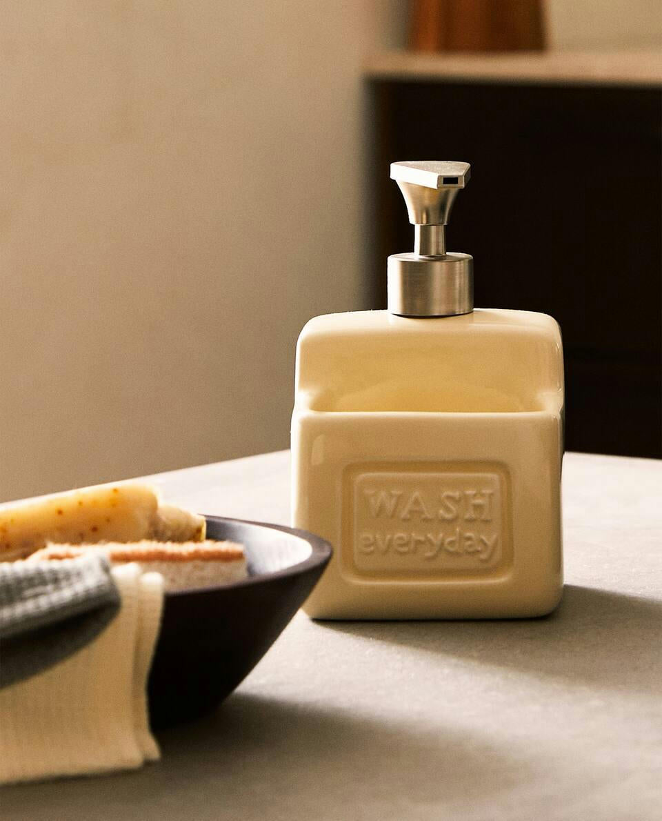 WASHING-UP LIQUID DISPENSER WITH CONTAINER