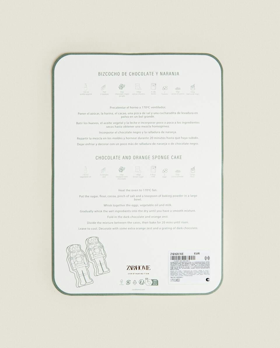 CHRISTMAS NUTCRACKER SILICONE BAKING MOULD