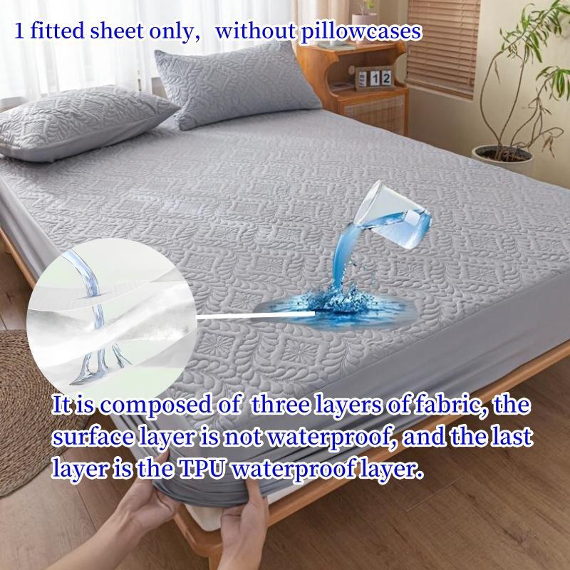 Triple-Layer Waterproof Quilted Mattress Protector