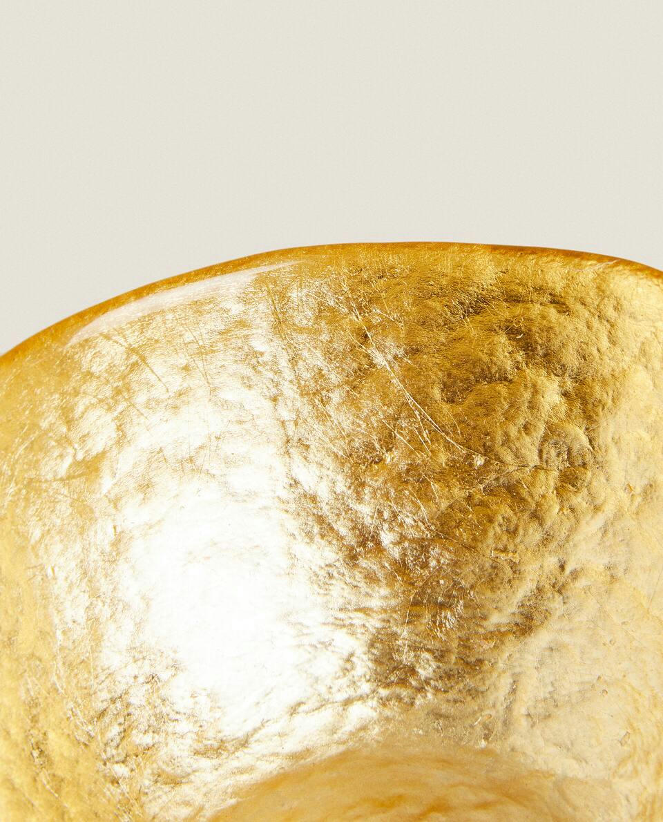 GOLDEN GLASS BOWL