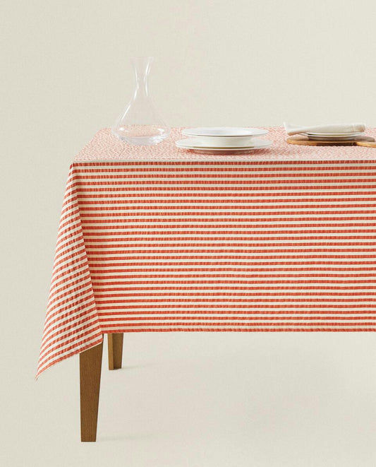 STRIPED TABLECLOTH