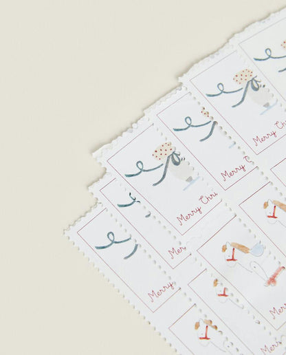 PACK OF CHILDREN’S CHRISTMAS ADHESIVE STAMPS (PACK OF 25)