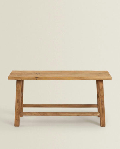 ELM WOOD BENCH