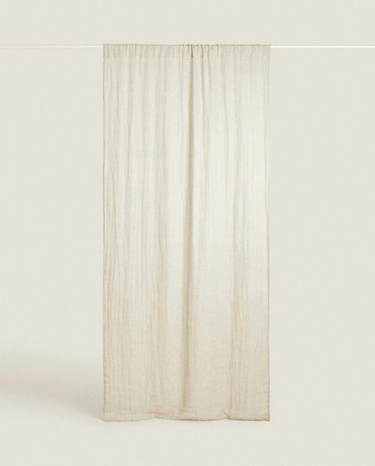 DOUBLE-FACED LINEN CURTAIN