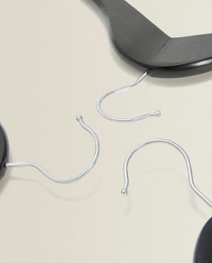 LACQUERED WOODEN HANGER (SET OF 3)