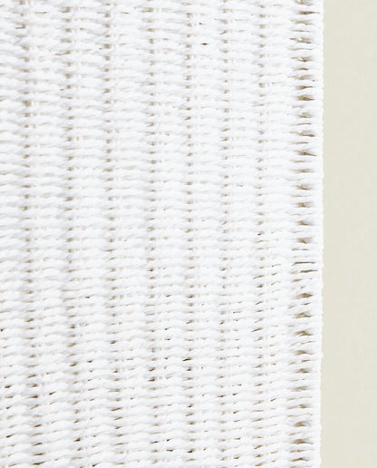 FABRIC-LINED LAUNDRY BASKET