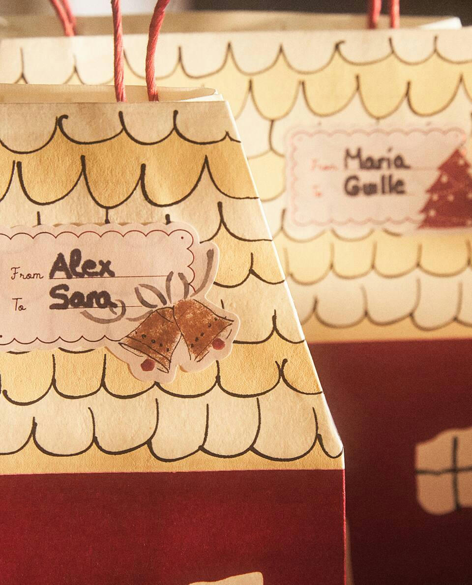 PACK OF CHILDREN’S CHRISTMAS GIFT LABELS (PACK OF 24)