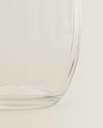 BOHEMIA CRYSTAL TUMBLER WITH LINES
