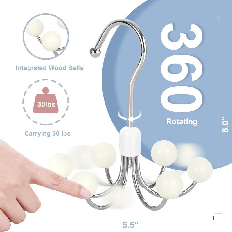 360° Swivel Hoodie & Purse Organizer