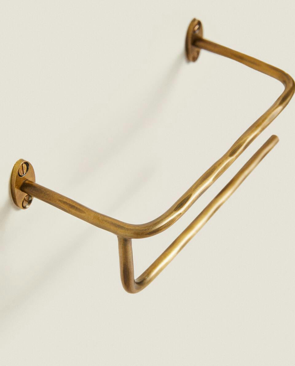 GOLDEN TOILET ROLL HOLDER