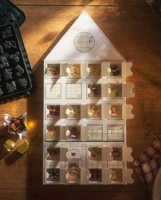 CHRISTMAS CHOCOLATE MOULD ADVENT CALENDAR