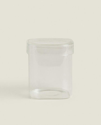 BOROSILICATE GLASS JAR WITH LID