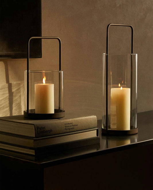 LANTERN WITH TOP HANDLE