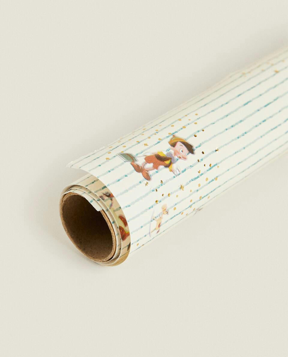 CHILDREN’S PINOCCHIO  DISNEY CHRISTMAS WRAPPING PAPER