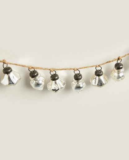 DECORATIVE DIAMOND GLASS CHRISTMAS GARLAND