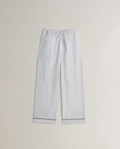 STRIPED FLANNEL PYJAMA BOTTOMS