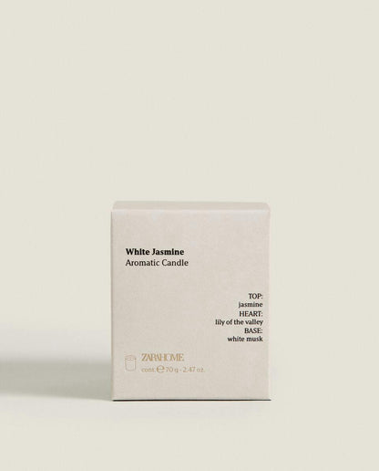 WHITE JASMINE SCENTED CANDLES