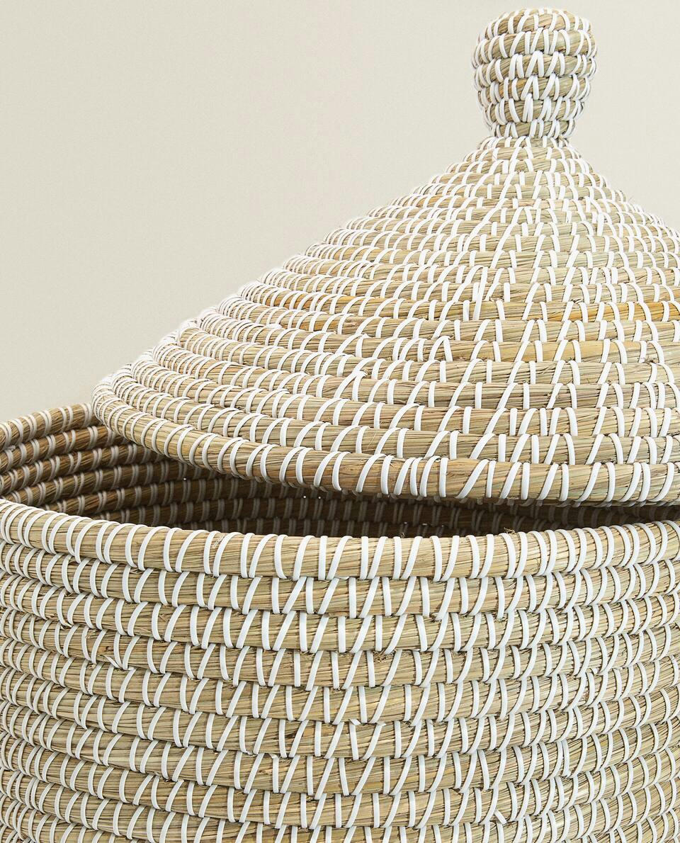 ROUND BASKET WITH LID