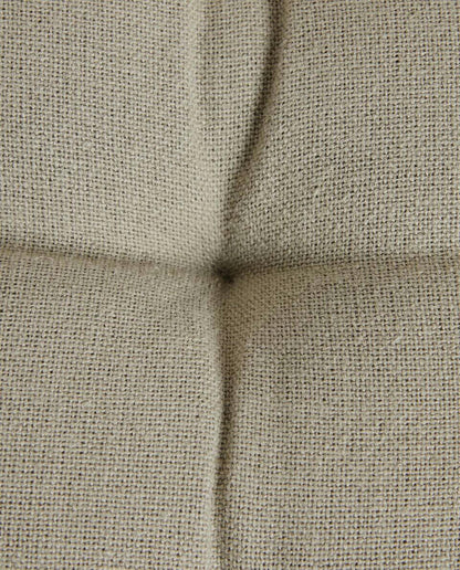 QUILTED CHAIR CUSHION WITH TIES