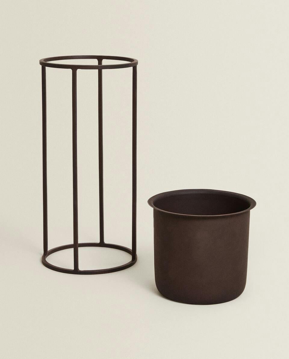 METALLIC FLOWERPOT