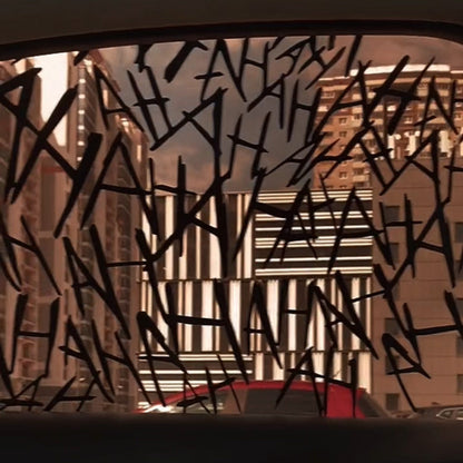 Car Window Stickers Carving Series