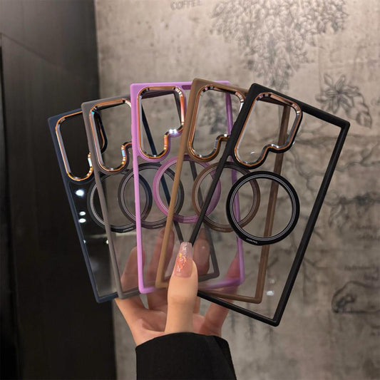 Shockproof Frosted Magnetic Phone Case for Samsung S Series