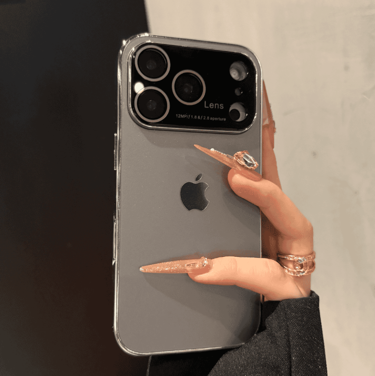 Aurora Laser Square Phone Case for iPhone Series