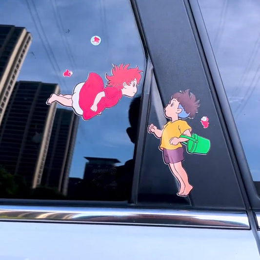 Sosuke&Ponyo Car Sticker